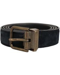 Dolce & Gabbana - Leather Tone Metal Buckle Belt Calf - Lyst