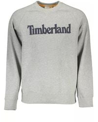 Timberland - Gray Cotton Sweater - Lyst