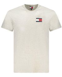 Tommy Hilfiger - Grigio Cotton Men T - Lyst