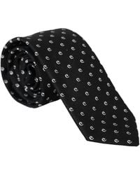 Dolce & Gabbana - Logo Cotton Blend Adjustable Tie - Lyst