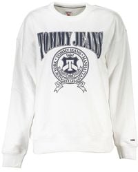 Tommy Hilfiger - Bianco Cotton Sweatshirt - Lyst