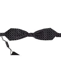 Dolce & Gabbana - Round 100% Silk Neck Papillon Tie - Lyst