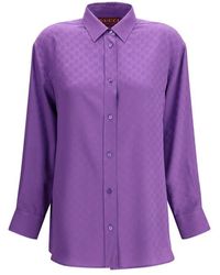 Gucci - Multicolor Silk Pattern Shirt - Lyst