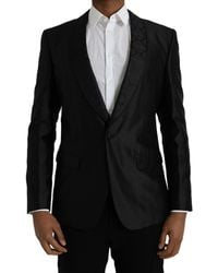 Dolce & Gabbana - Martini Single Breasted Coat Blazer - Lyst