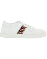 Paul Smith - Artist Stripes Leather Sneakers - Lyst