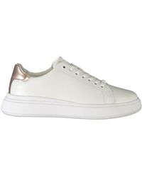 Calvin Klein - Kaylee Platform Sneaker Whiterose - Lyst
