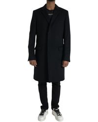 Dolce & Gabbana - Wool Cashmere Trench Coat Jacket - Lyst