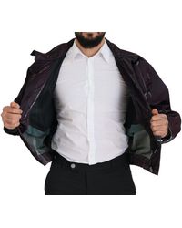 Dolce & Gabbana - Elegant Biker Jacket - Lyst