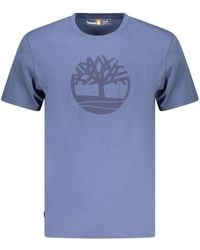 Timberland - Blue Organic Cotton Men T - Lyst