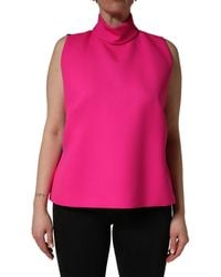 Dolce & Gabbana - Hot Wool Backless Sleeveless Tank Top Virgin - Lyst