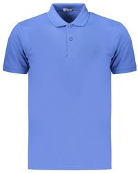 COVERI MOVING - Blue Cotton Men's Polo Shirt - Lyst