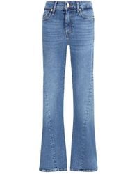 7FOR - Dojo Tailorless Flare Jeans - Lyst