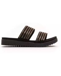 Péché Originel - Gold Textile Sandal - Lyst