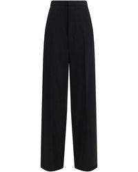 Balenciaga - Black Cotton Pantsuit - Lyst
