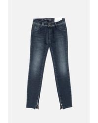 Gas - Blue Cotton Jeans Denim - Lyst