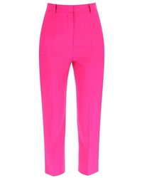 McQueen - Classic Wool Trousers - Lyst