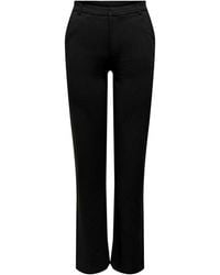 Jacqueline De Yong - Black Elastane Jeans & Pant - Lyst