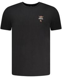 Aeronautica Militare - Black Cotton Men's T - Lyst