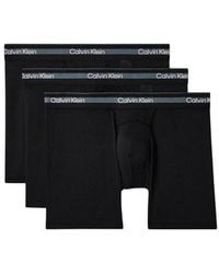 Calvin Klein - Black Recycled Polyester Boxers - Lyst