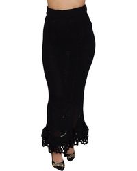 Dolce & Gabbana - Elegant High Waist Mermaid Maxi Skirt - Lyst