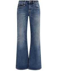R13 - Blue Cotton Straight - Lyst