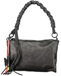 Desigual - Black Polyurethane 's Handbag - Lyst