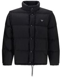 Prada - Black Goose Down Full - Lyst