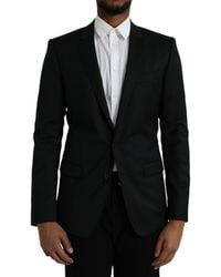 Dolce & Gabbana - Wool Martini Single Breasted Blazer - Lyst