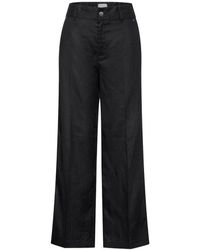 Street One - Black Linen Jeans & Pant - Lyst
