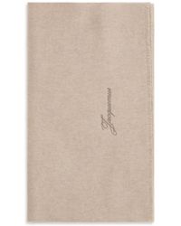 Jacquemus - Beige Wool Oves Aries Scarf - Lyst