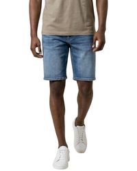 Replay - Blue Cotton Bermuda Shorts - Lyst