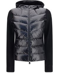 Moncler - Black Polyester Sweatshirt - Lyst