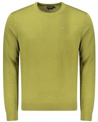 Napapijri - Green Wool Men's Sweater - Lyst