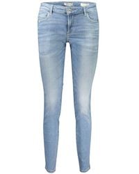 Guess - Light Blue Cotton Jeans & Pant - Lyst