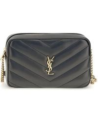 Saint Laurent - Black Lamb Ovis Aries Aries Shoulder Bag - Lyst