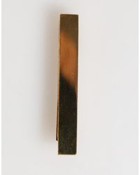 Dolce & Gabbana - Gold Tone Brass Logo Branded Men Accessory Tie Clip Bar - Lyst