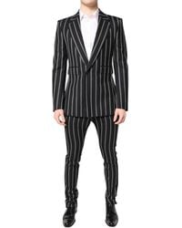 Dolce & Gabbana - Striped Sicilia Formal 2 Piece Suit - Lyst