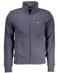 Napapijri - Blue Cotton Men Sweater - Lyst