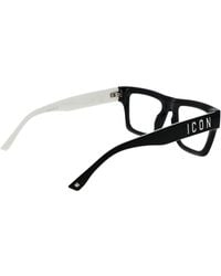 DSquared² - Black Men Glasses Frame - Lyst