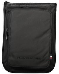 Tommy Hilfiger - Black Polyester Men Shoulder Bag - Lyst