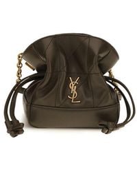 Saint Laurent - Bicolor Lamb Ovis Aries Aries Clutch Bag - Lyst