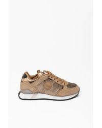 Colmar - Bronze Leather Low Top Sneakers - Lyst
