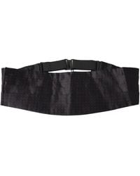 Dolce & Gabbana - Silk Dotted Waist Tuxedo Belt Cummerbund - Lyst