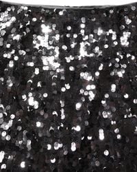 Dolce & Gabbana - Sequinned Embellished Pencil Cut Skirt Nylon - Lyst