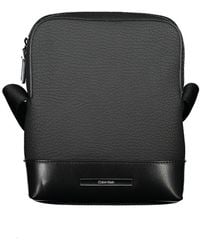 Calvin Klein - Sleek Shoulder Bag With Contrasting Details - Lyst