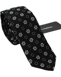 Dolce & Gabbana - Floral-print Silk Tie - Lyst