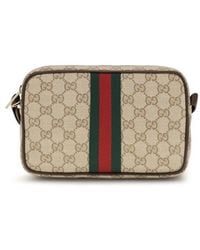 Gucci - Beige Fabric Shoulder Bag - Lyst