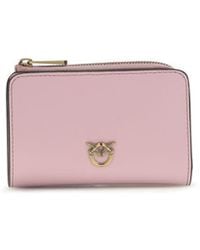 Pinko - Multicolor Calf Leather Bos Taurus Wallet - Lyst