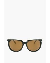 Linda Farrow - Green Haircalf Sunglass - Lyst