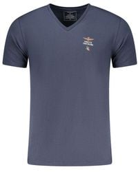 Aeronautica Militare - Blu Cotton Men's T - Lyst